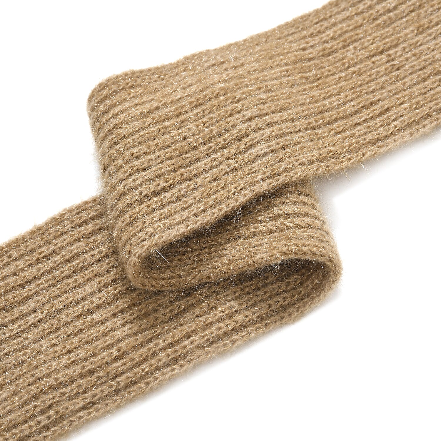 Winters Must Buy - Solid Beanie Cozy Cap and Scarf Set - Brown