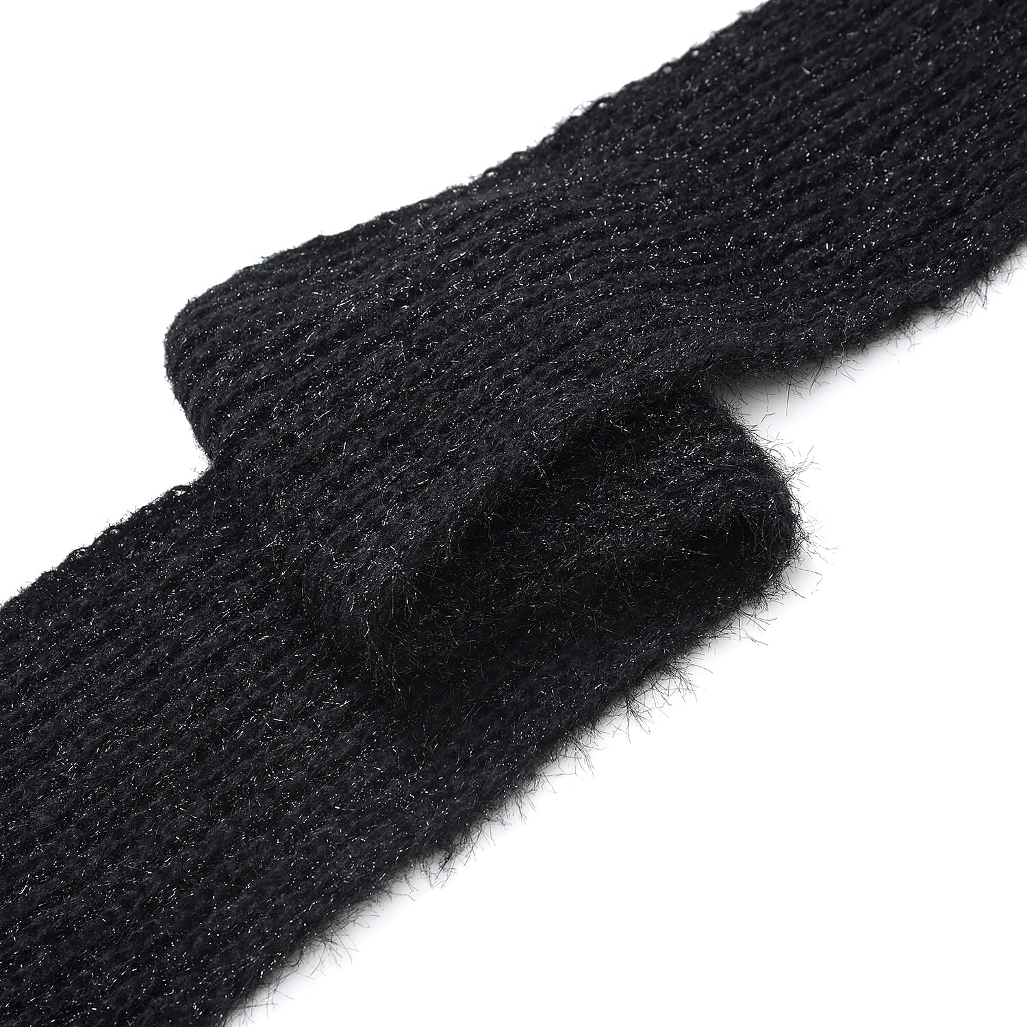 Winters Must Buy - Solid Beanie Cozy Cap and Scarf Set - Black