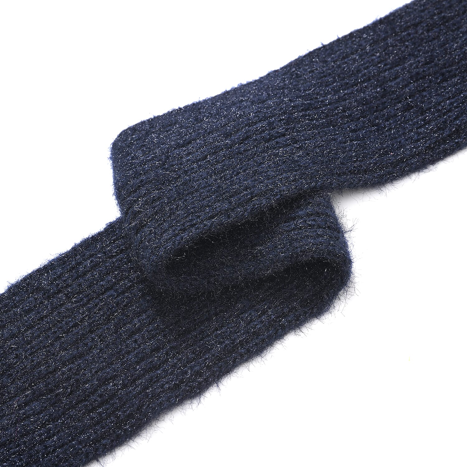 Winters Must Buy - Solid Beanie Cozy Cap and Scarf Set - Navy