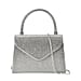 Crystal Embellished Handheld Bag with Sling Strap