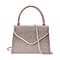 Crystal Embellished Handheld Bag with Sling Strap
