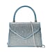 Crystal Embellished Handheld Bag with Sling Strap