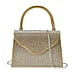Crystal Embellished Handheld Bag with Sling Strap