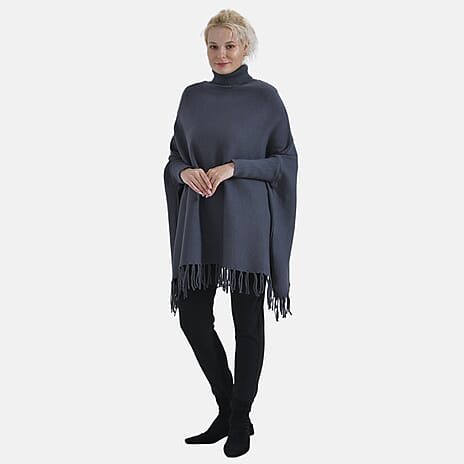 LA MAREY Tassel Jumper (Length 70cm) - Grey