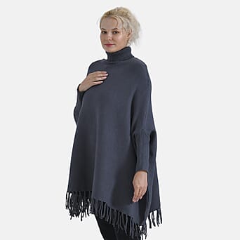 https://tjcuk.sirv.com/Products/78/4/7848438/La-Marey-Acrylic-Patterned-Poncho-Size-71x1-cm-Grey-Navy_7848438_2.jpg?w=342&h=342