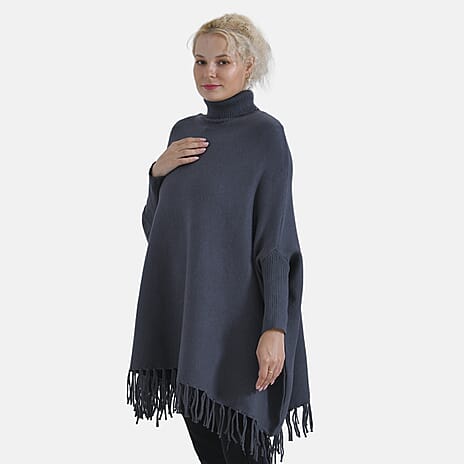 LA MAREY Tassel Jumper (Length 70cm) - Grey