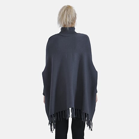 LA MAREY Tassel Jumper (Length 70cm) - Grey