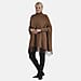 La Marey High Tie Tassel Poncho