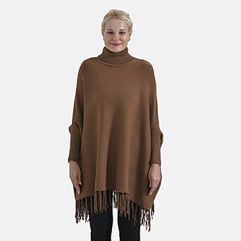 https://tjcuk.sirv.com/Products/78/4/7848439/La-Marey-Acrylic-Patterned-Poncho-Size-71x1-cm-Brown-Navy_7848439_1.jpg?w=342&h=342