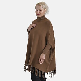 https://tjcuk.sirv.com/Products/78/4/7848439/La-Marey-Acrylic-Patterned-Poncho-Size-71x1-cm-Brown-Navy_7848439_2.jpg?w=342&h=342