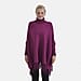La Marey High Tie Tassel Poncho - One Size