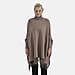La Marey High Tie Tassel Poncho - One Size