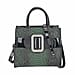 Snakeskin Embossed Leatherette Crossbody Bag