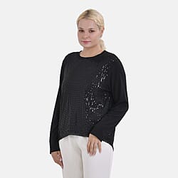 La Marey Sequin Top 