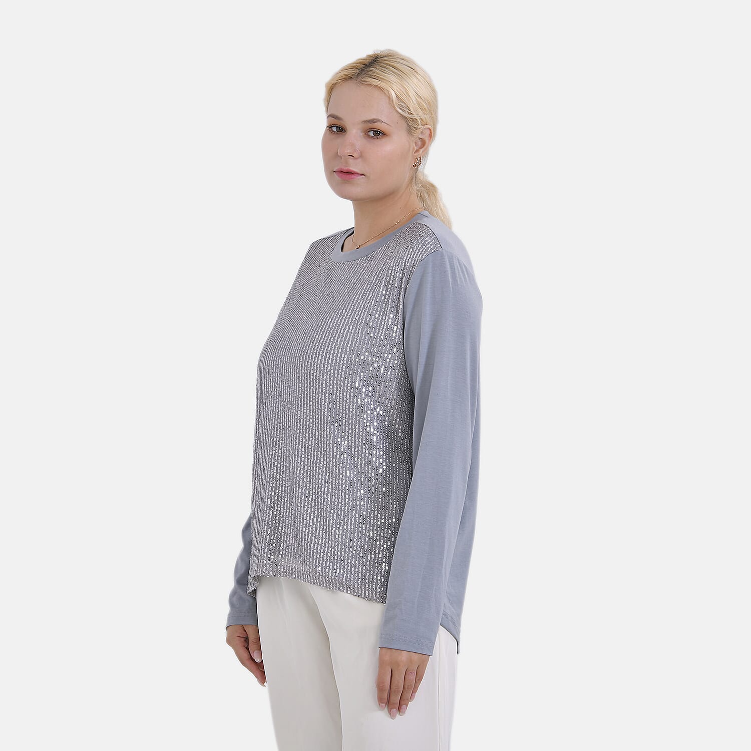 La Marey Sequin Top 