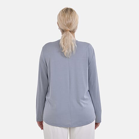 La Marey Sequin Top (Size M) - Grey