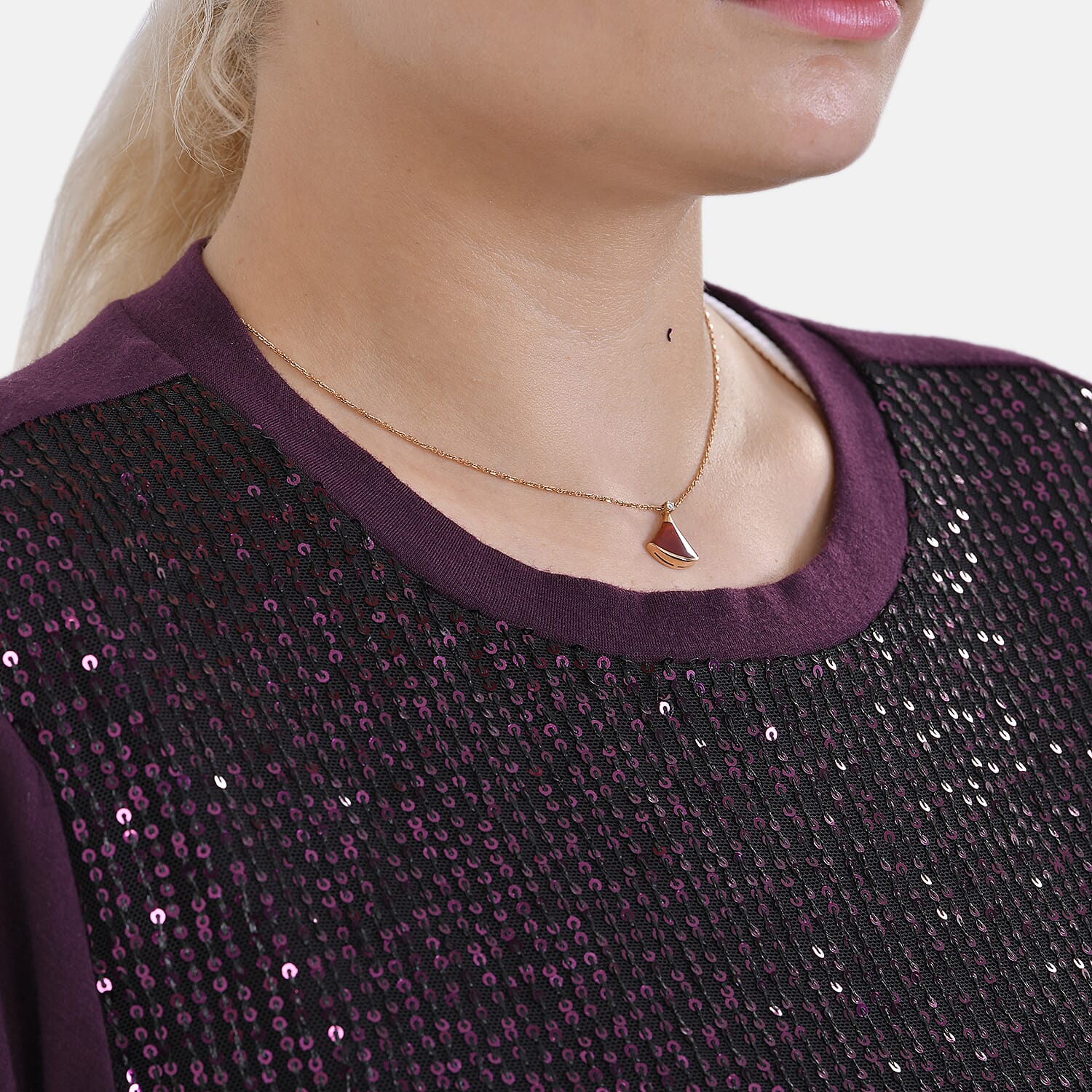La Marey Sequin Top 