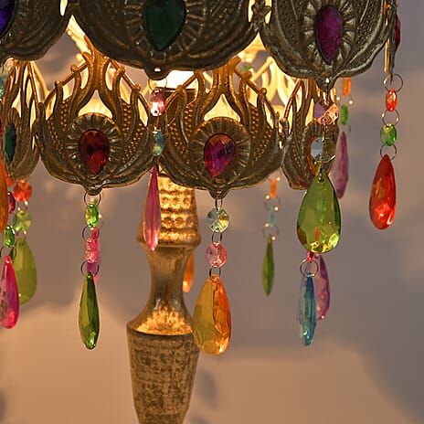 Table Lamp One Size- Multi Color & Multicolor