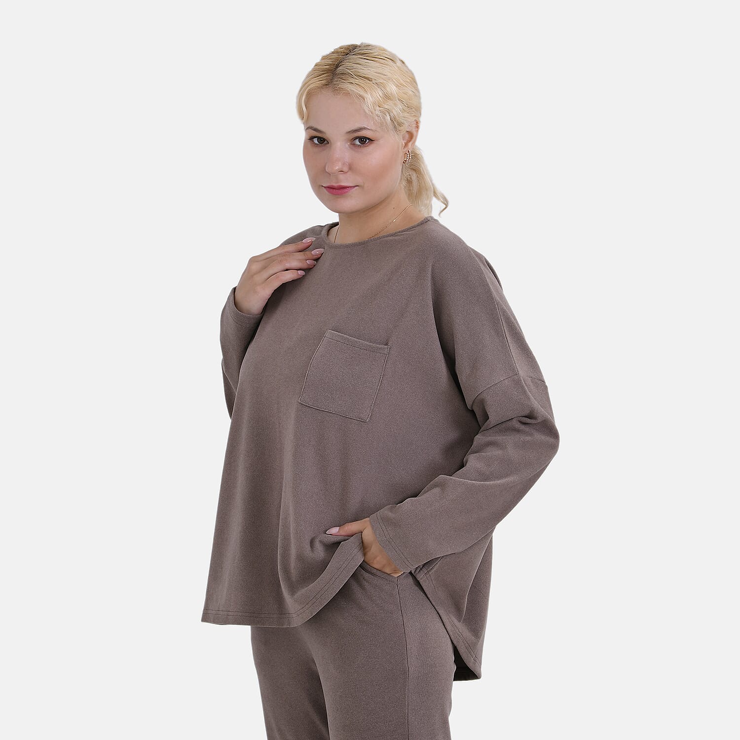 La Marey Solid Casual Top