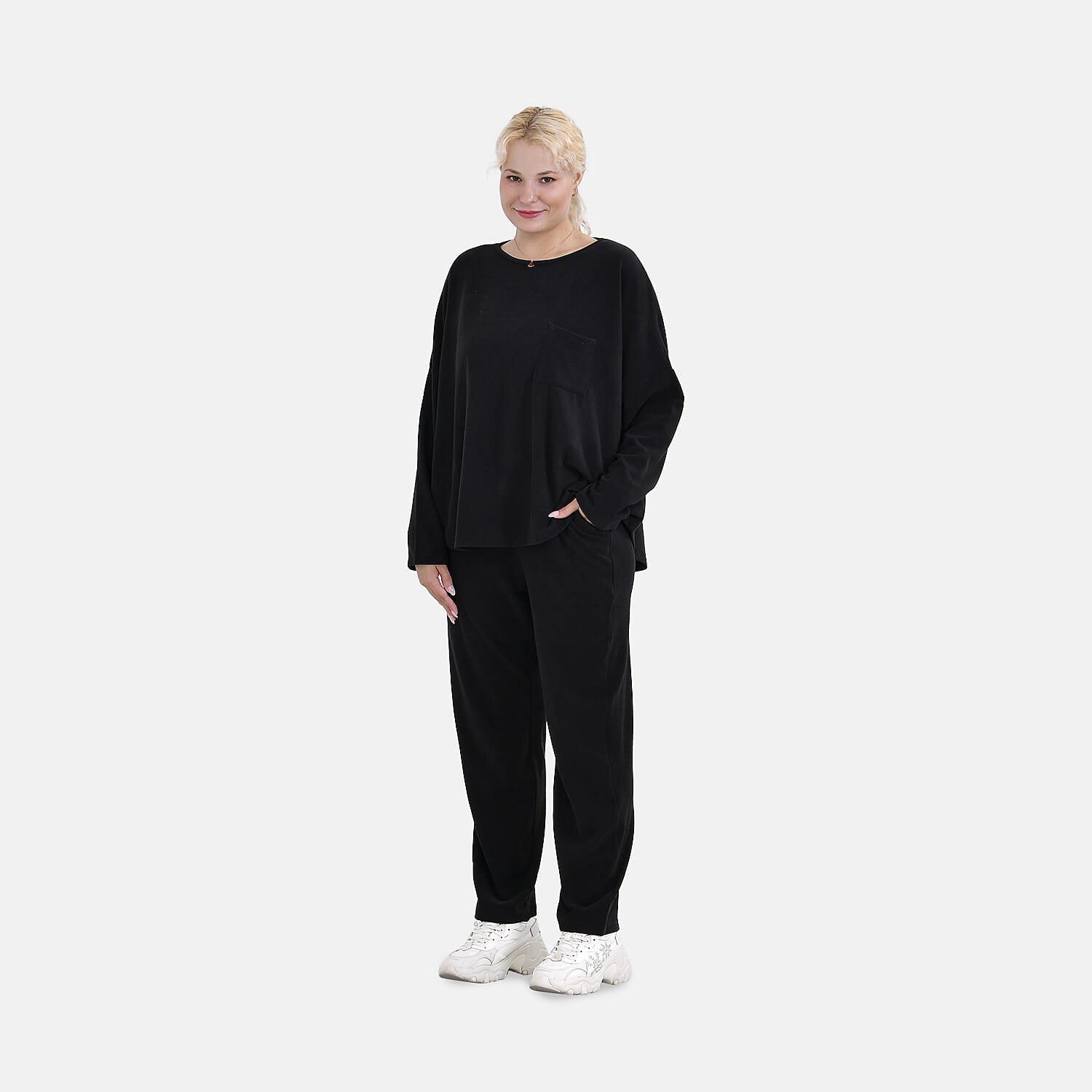 La Marey Solid Casual Top