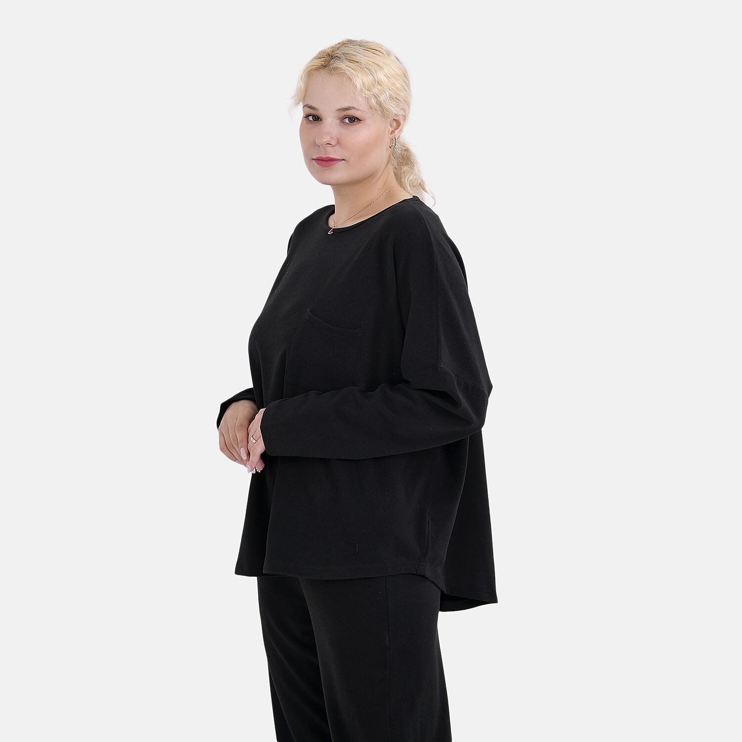 La Marey Solid Casual Top