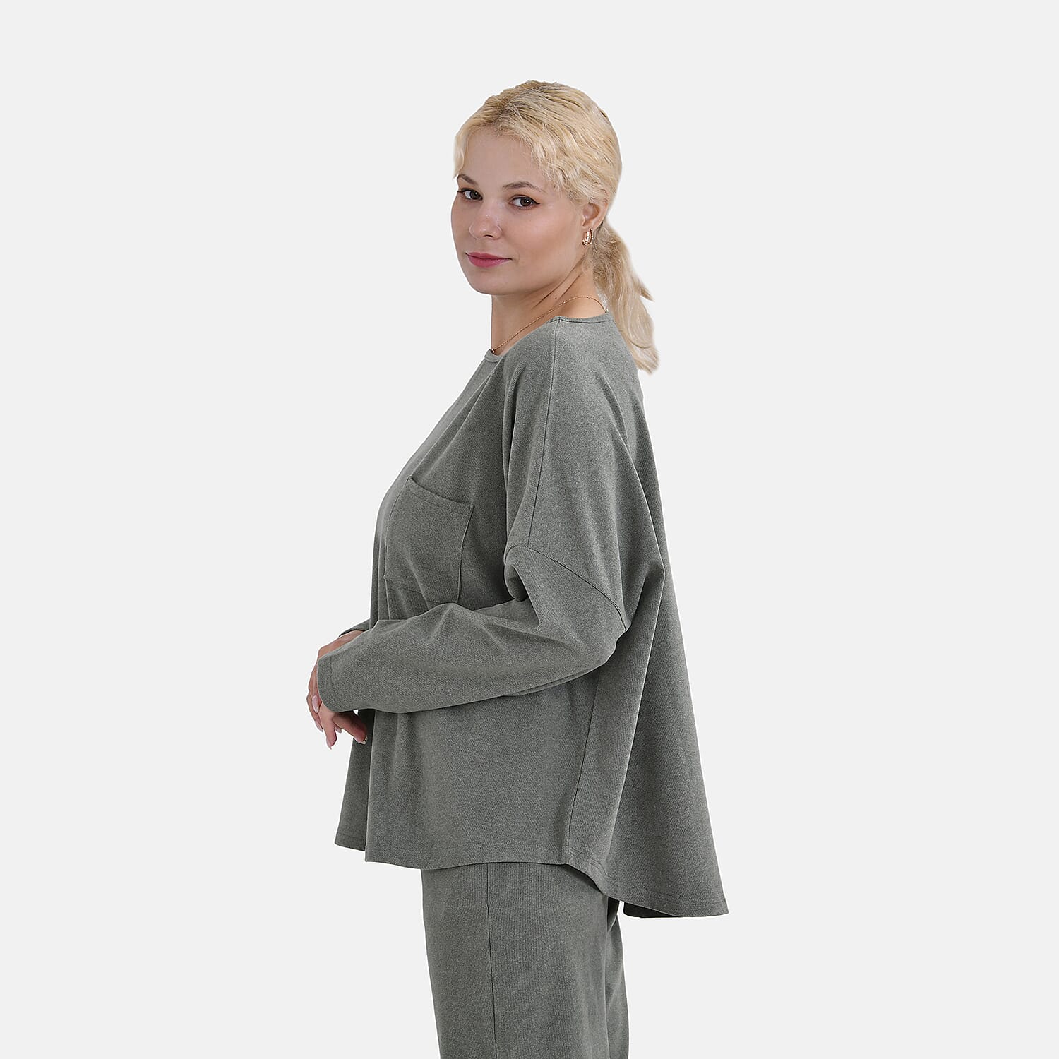 La Marey Solid Casual Top