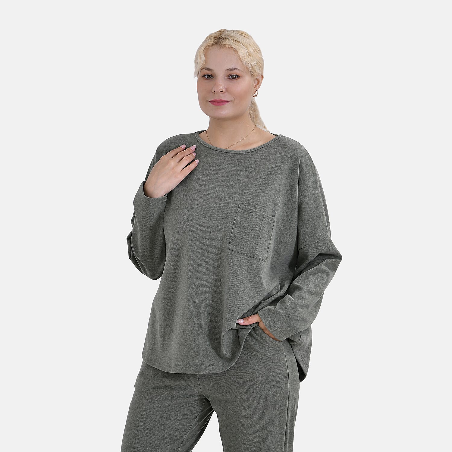 La Marey Solid Casual Top