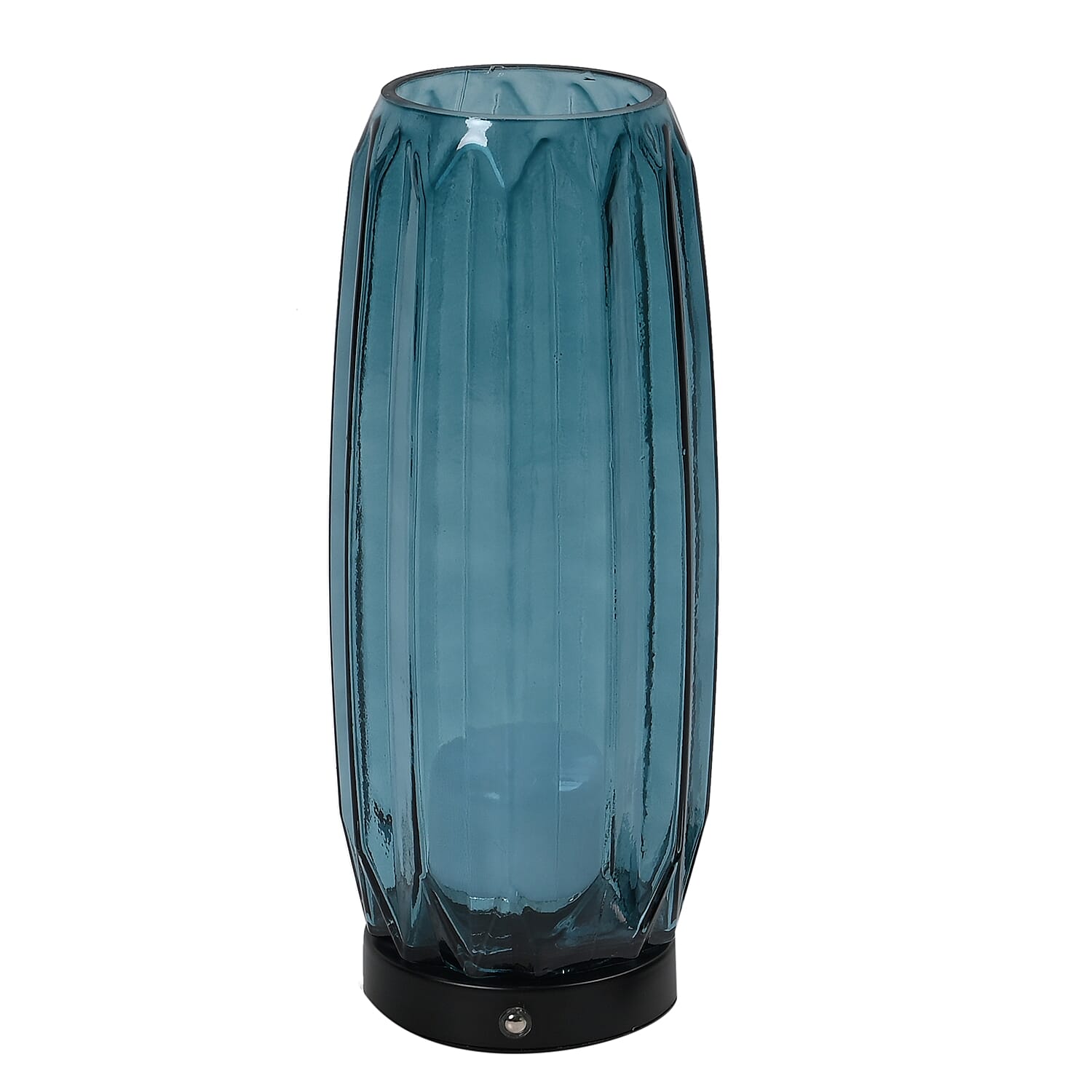 Touch Control LED Glass Table Lamp - Blue - Transparent Touch Control LED Glass Table Lamp - Blue - Transparent