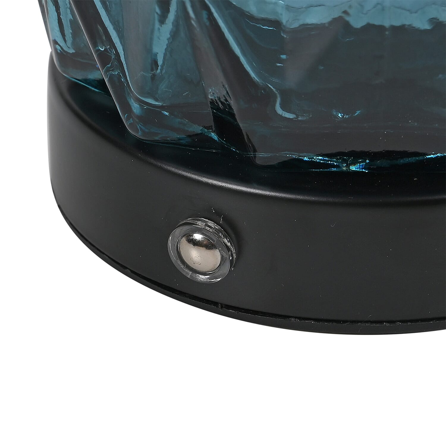 Touch Control LED Glass Table Lamp - Blue - Transparent Touch Control LED Glass Table Lamp - Blue - Transparent