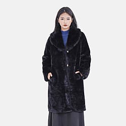 La Marey Faux Fur Coat 
