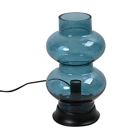 Mushroom-Shaped Glass Table Lamp