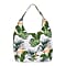 Floral Slouch Tote Bag