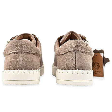 Jo & Joe Ladies Suede Casual Shoes  (Size 4) - Taupe