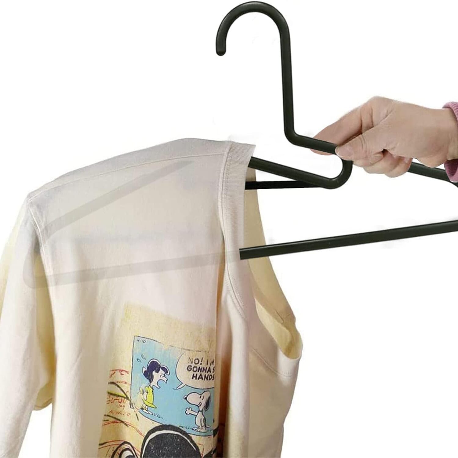 ASPECT Set of 50 Lightweight Space Saving Clothes Hangers - Black