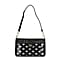 Triangle Patterened Crossbody Bag - Black