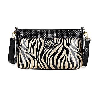 https://tjcuk.sirv.com/Products/78/4/7849583/Leatherette-Zebra-Pattern-Crossbody-Bag-Black_7849583_3.jpg?w=342&h=342