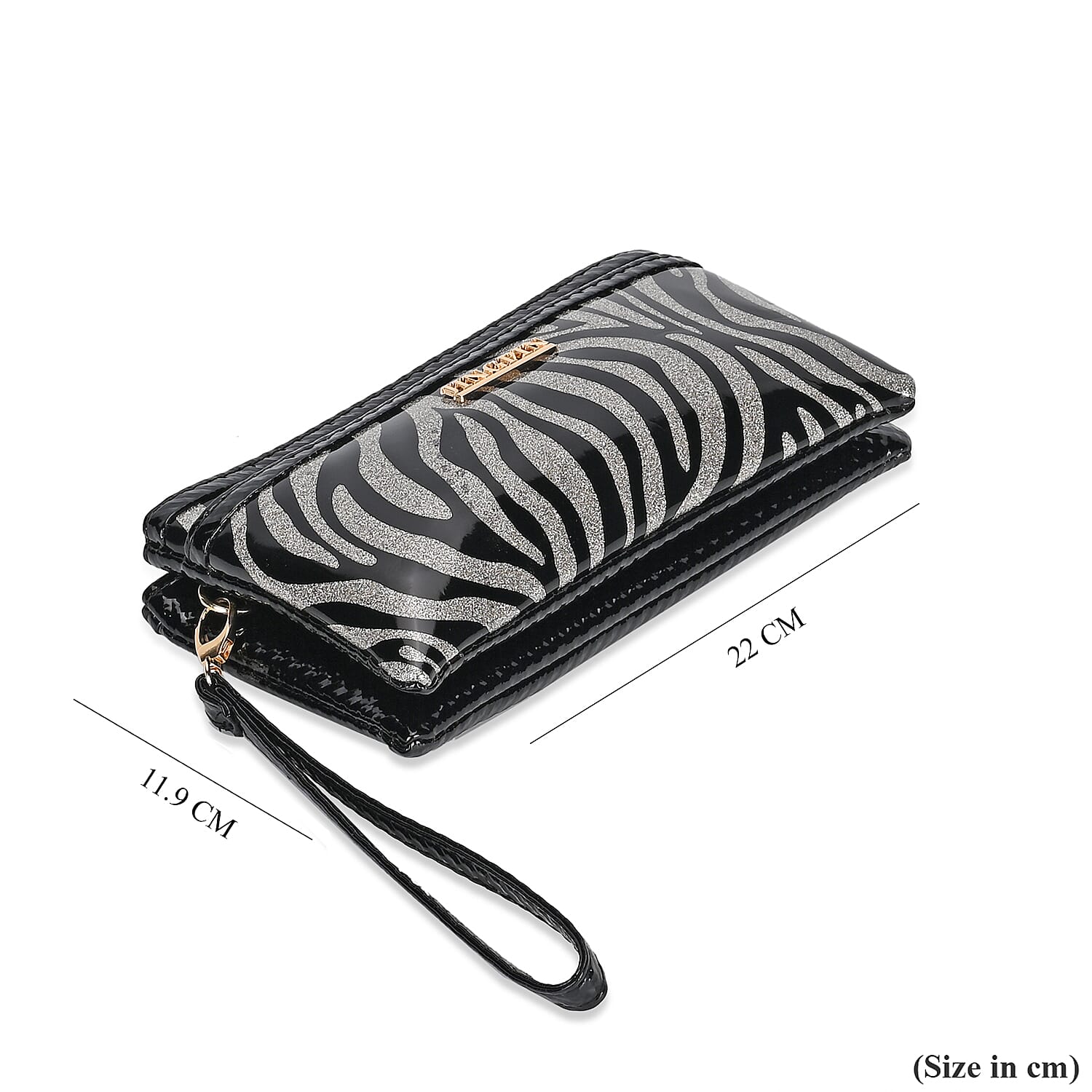 Leatherette Zebra Pattern Crossbody Bag - Zebra Leatherette Zebra Pattern Crossbody Bag - Zebra