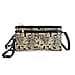 Leatherette Zebra Pattern Crossbody Bag - Zebra