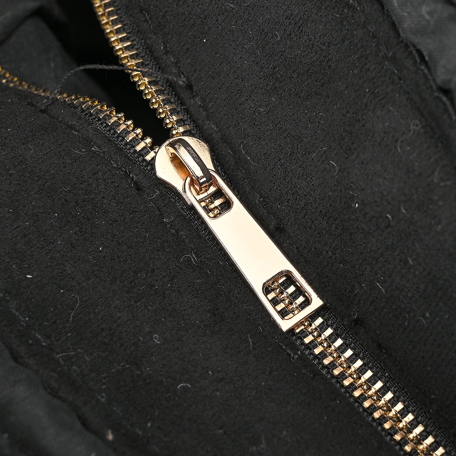 Winter Fashion Closeout - Faux Fur Plush LARGE Tote Bag - Black