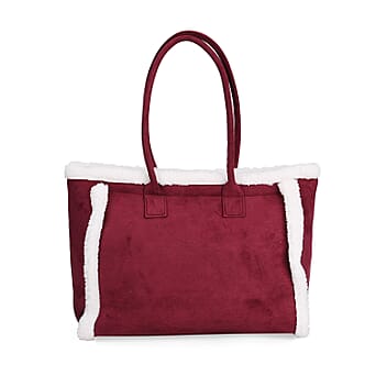 https://tjcuk.sirv.com/Products/78/4/7849654/Polyester-Patterned-Tote-Bag-Size-42x20x37-cm-Burgundy-Brown_7849654.jpg?w=342&h=342