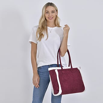 https://tjcuk.sirv.com/Products/78/4/7849654/Polyester-Patterned-Tote-Bag-Size-42x20x37-cm-Burgundy-Brown_7849654_1.jpg?w=342&h=342