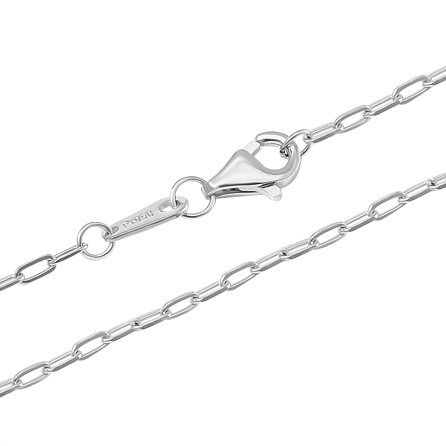 JCK Vegas Find- 950 Platinum Necklace  (Size - 18),  Platinum Wt. 4.10 Gms