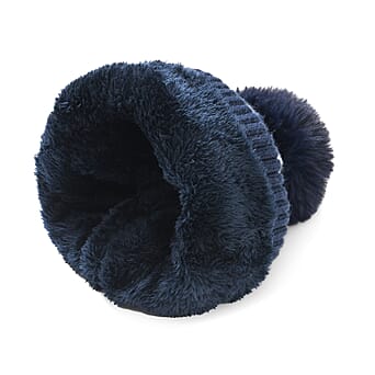 https://tjcuk.sirv.com/Products/78/4/7849935/Plush-Lined-Pom-Beanie-Hat-with-Scarf-Set-Navy_7849935_3.jpg?w=342&h=342