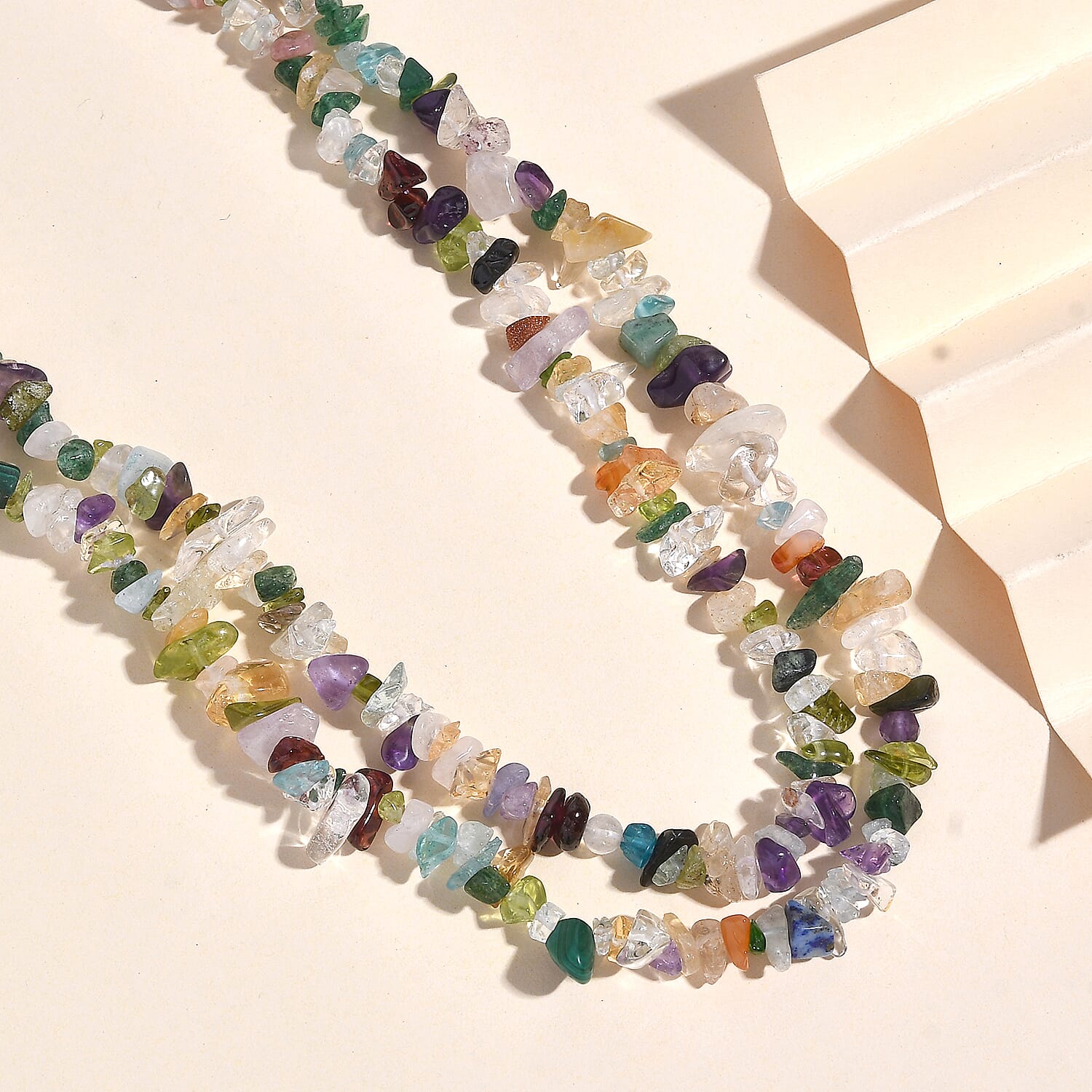Multi Gemstones Stone Necklace 265.46 Ct.