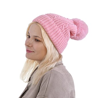 https://tjcuk.sirv.com/Products/78/5/7850116/Acrylic-Patterned-Hat-Cap-and-Earmuff-Size-22x1-cm-Pink-Black_7850116_1.jpg?w=342&h=342