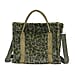 Leopard Pattern Faux Fur Plush Tote Bag with Handle Drop