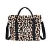 Leopard Pattern Faux Fur Plush Tote Bag with Handle Drop