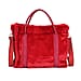 Fluffy Faux Fur Tote Bagg (Size 40x13x32 cm) - Burgundy