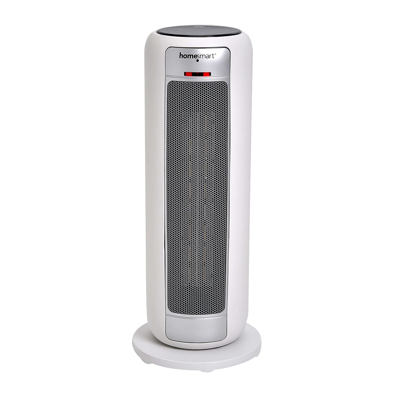 PTC- Digital Ceramic Tower Heater (2000W) - Oscillating, 9h Timer & Remote Control - White