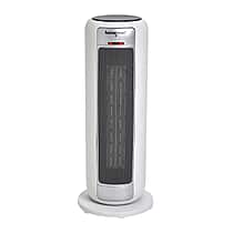 PTC- Digital Ceramic Tower Heater (2000W) - Oscillating, 9h Timer & Remote Control - White